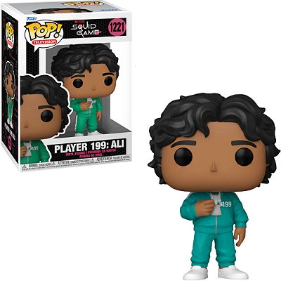 Funko Pop Squid Game Round 6 Player - 199 Ali #1221 Vinil 9,5 Cm Oficial Funko Vinil 9,5 cm Ofici...