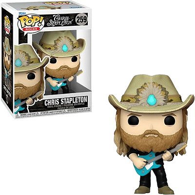 Funko Pop Rocks - Chris Stapleton #259 Vinil 9,5 Cm Oficial Funko Vinil 9,5 cm Oficial Funko