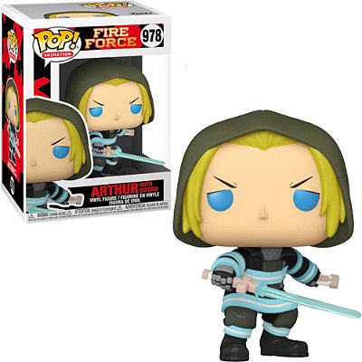 Funko Pop Fire Force - Arthur W/Sword #978 Vinil 9,5 Cm Oficial Funko Vinil 9,5 cm Oficial Funko