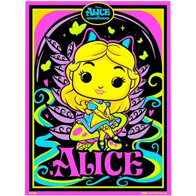 Funko Pop Poster Alice - Wonderland Alice #55991 Vinil 9,5 Cm Oficial Funko Vinil 9,5 cm Oficial ...