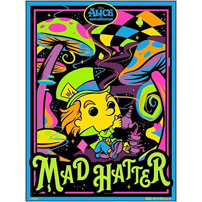 Funko Pop Poster Alice Wonderland - Mad Hatter #55993 Vinil 9,5 Cm Oficial Funko Vinil 9,5 cm Ofi...