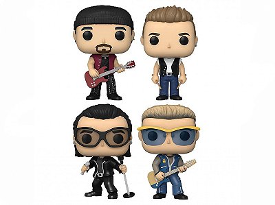Funko Pop Rocks U2 Zoo - Tv 4Pack #64688 Vinil 9,5 Cm Oficial Funko Vinil 9,5 cm Oficial Funko