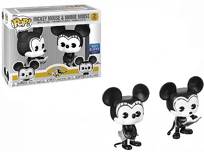 Funko Pop Disney Mickey Mouse & - Minnie Mouse #66383 Vinil 9,5 Cm Oficial Funko Vinil 9,5 cm Ofi...