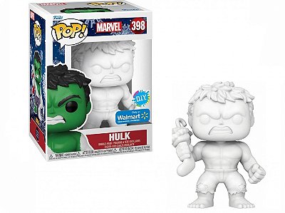 Funko Pop Marvel Holiday - Hulk D.I.Y. #398 Vinil 9,5 cm Oficial Funko