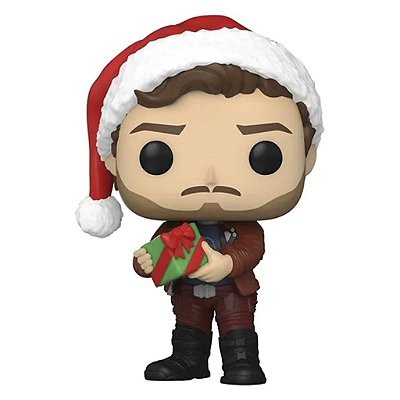 Funko Pop Guardians Galaxy - Holiday Star-Lord #1104 Vinil 9,5 cm Oficial Funko
