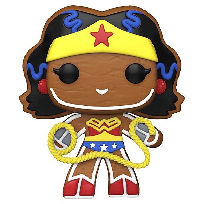 Funko Pop Heroes Dc Holiday - Wonder Woaman #446 Vinil 9,5 cm Oficial Funko