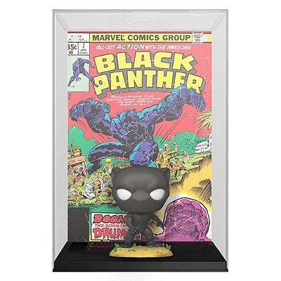 Funko Pop Marvel Cover Comic - Black Phanter #64068 Vinil 9,5 Cm Oficial Funko Vinil 9,5 cm Ofici...