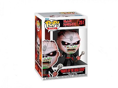 Funko Pop Rocks Iron Maiden Nights Of The - Dead Eddie #251 Vinil 9,5 Cm Oficial Funko Vinil 9,5 ...
