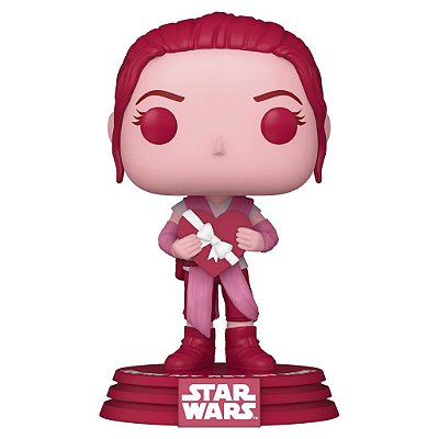 Funko Pop Star Wars - Valentines Rey #588 Vinil 9,5 cm Oficial Funko