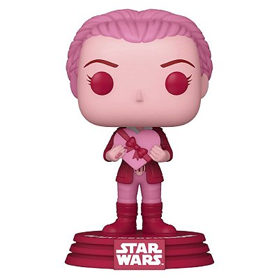 Funko Pop Star Wars Valentines - Princess Leia #589 Vinil 9,5 cm Oficial Funko