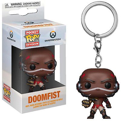 Funko Pop Keychain - Overwatch Doomfist Vinil 9,5 cm Oficial Funko