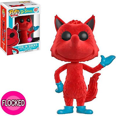 Funko Pop Dr.Seuss Fox In - Socks Flocked #07 Vinil 9,5 Cm Oficial Funko Vinil 9,5 cm Oficial Funko