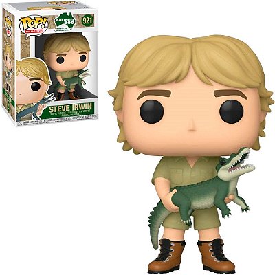 Funko Pop Australia Zoo - Steve Irwin #921 Vinil 9,5 Cm Oficial Funko Vinil 9,5 cm Oficial Funko
