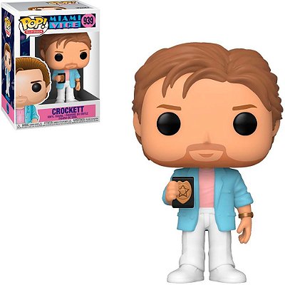 Funko Pop Miami - Vice Crockett #939 Vinil 9,5 Cm Oficial Funko Vinil 9,5 cm Oficial Funko