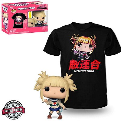 Funko Pop My Hero Academia Box Himiko Toga + - Tee Bundle #56427 Vinil 9,5 Cm Oficial Funko Vinil...