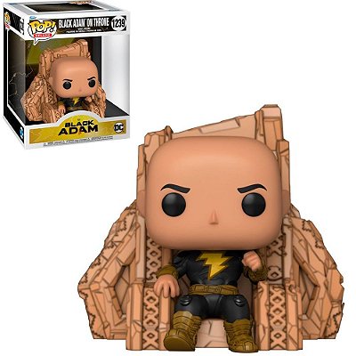 Funko Pop Black Adam Black Adam - On Throne #1239 Vinil 9,5 cm Oficial Funko