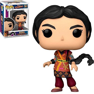Funko Pop Marvel Ms - Marvel Aisha #1082 Vinil 9,5 cm Oficial Funko