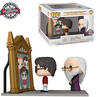 Funko Pop Harry Potter Harry & Albus Mirros - Of Erised #145 Vinil 9,5 cm Oficial Funko