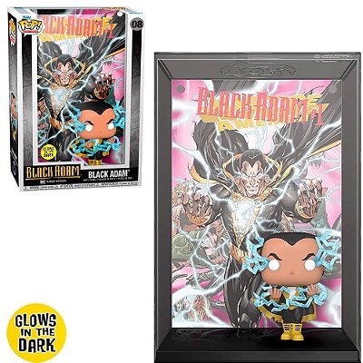 Funko Pop Comic Cover Dc - Black Adam #08 Vinil 9,5 cm Oficial Funko