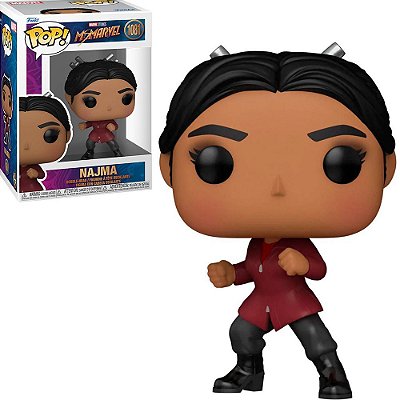 Funko Pop Marvel Ms - Marvel Najima #1081 Vinil 9,5 cm Oficial Funko