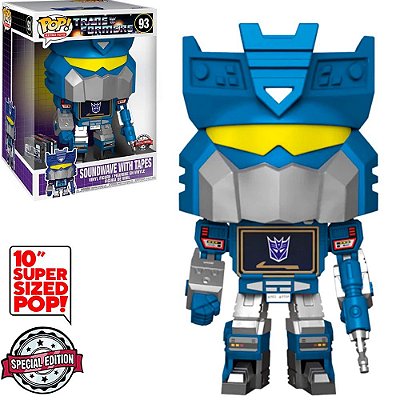 Funko Pop Transformers - Soundwave W/Tapes #93 Vinil 9,5 Cm Oficial Funko Vinil 9,5 cm Oficial Funko