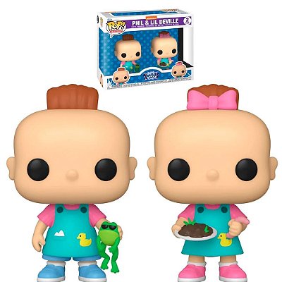 Funko Pop Rugrats Phil & Lil - Deville 2Pack #60240 Vinil 9,5 Cm Oficial Funko Vinil 9,5 cm Ofici...