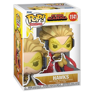 Funko Pop My Hero - Academia Hawks #1141 Vinil 9,5 Cm Oficial Funko Vinil 9,5 cm Oficial Funko