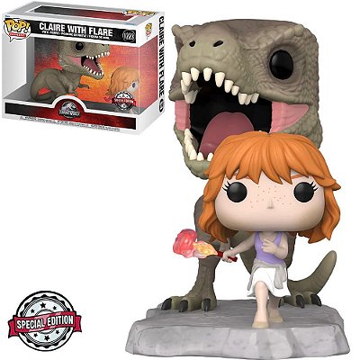 Funko Pop Jurassic World Dominion - Claire W/Flare #1223 Vinil 9,5 Cm Oficial Funko Vinil 9,5 cm ...