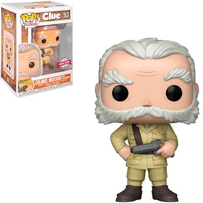 Funko Pop Clue Colonel - Mustard W/Revolver #53 Vinil 9,5 Cm Oficial Funko Vinil 9,5 cm Oficial F...