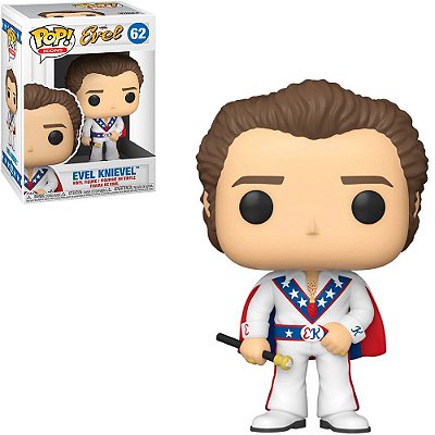 Funko Pop Evel Knievel Evel - Knievel 62 Vinil 9,5 Cm Oficial Funko Vinil 9,5 cm Oficial Funko