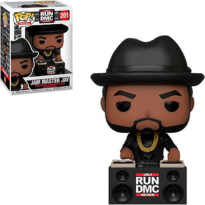 Funko Pop Rocks Run Dmc Jam - Master Jay #201 Vinil 9,5 Cm Oficial Funko Vinil 9,5 cm Oficial Funko