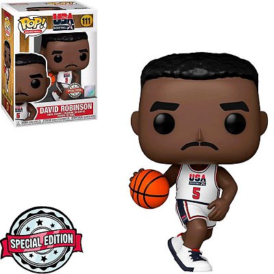 Funko Pop Nba Legends - David Robinson #111 Vinil 9,5 Cm Oficial Funko Vinil 9,5 cm Oficial Funko