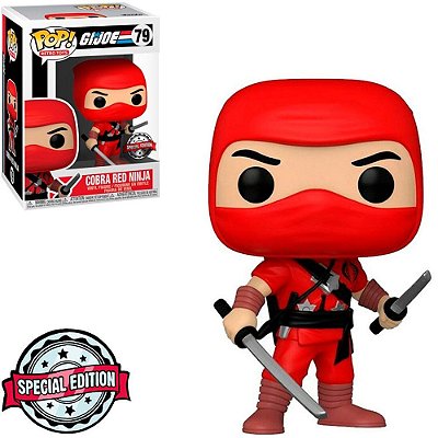 Funko Pop Gi Joe Cobra - Red Ninja #79 Vinil 9,5 Cm Oficial Funko Vinil 9,5 cm Oficial Funko