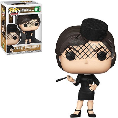 Funko Pop Parks Recreation - Janet Snakehole #1148 Vinil 9,5 cm Oficial Funko