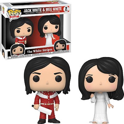 Funko Pop Rocks The White Stripes Jack White & Meg - White 2Pack Vinil 9,5 Cm Oficial Funko Vinil...