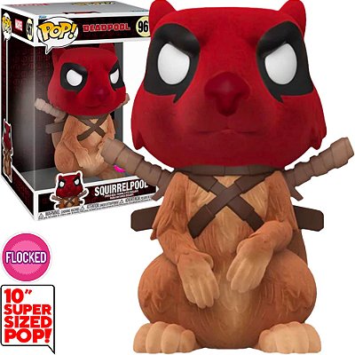 Funko Pop Marvel Deadpool - 30Th Squirrelpool #967 Vinil 9,5 cm Oficial Funko