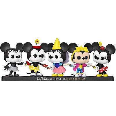 Funko Pop Disney Minnie Mouse - Minnie 5Pack #58084 Vinil 9,5 cm Oficial Funko