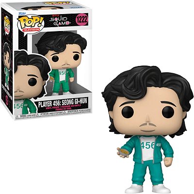 Funko Pop Squid Game Round 6 Player 456 - Seong Gi-Hun #1222 Vinil 9,5 Cm Oficial Funko Vinil 9,5...