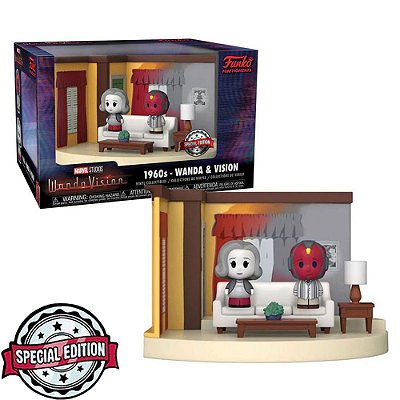 Funko Pop Marvel Wanda Vision Mini Moments Wanda & - Vision 2Pack #60957 Vinil 9,5 cm Oficial Funko