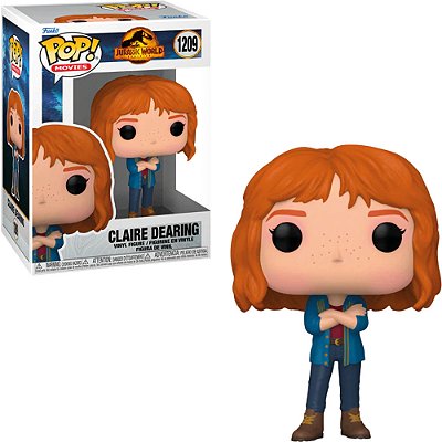 Funko Pop Jurassic World Dominion - Claire Dearing #1209 Vinil 9,5 cm Oficial Funko