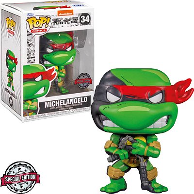 Funko Pop Turtles Ninja - 1984 Michelangelo #34 Vinil 9,5 Cm Oficial Funko Vinil 9,5 cm Oficial F...