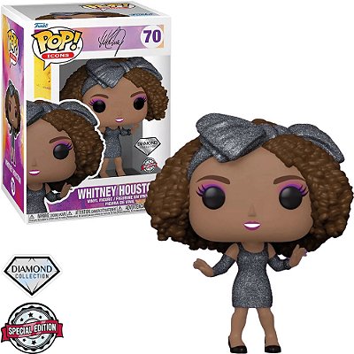Funko Pop Whitney Houston Whitney - Houston Diamond #70 Vinil 9,5 Cm Oficial Funko Vinil 9,5 cm O...