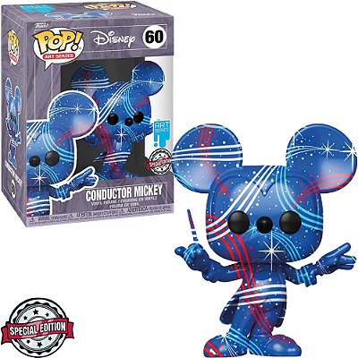 Funko Pop Disney Artist - Mickey Conductor #60 Vinil 9,5 Cm Oficial Funko Vinil 9,5 cm Oficial Funko
