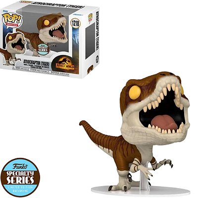 Funko Pop Jurassic World Dominion - Atrociraptor Tiger #1218 Vinil 9,5 Cm Oficial Funko Vinil 9,5...