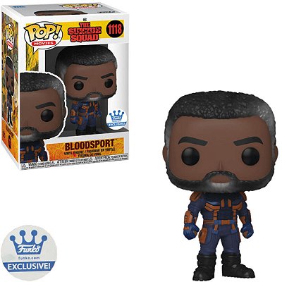 Funko Pop Heroes Suicide - Bloodsport Unmasked (Temporada 2) #1118 Vinil 9,5 Cm Oficial Funko Vin...