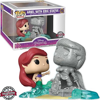 Funko Pop Disney Little Mermaid Ariel With - Eric Statue #1169 Vinil 9,5 Cm Oficial Funko Vinil 9...