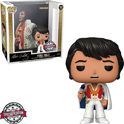 Funko Pop Rocks Albums Elvis Presley - Pure Gold #57277 Vinil 9,5 Cm Oficial Funko Vinil 9,5 cm O...