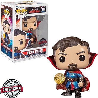 Funko Pop Marvel Doctor Strang 2 Doctor - Strange Metallic #1000 Vinil 9,5 Cm Oficial Funko Vinil...