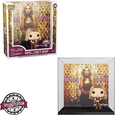 Funko Pop Rocks Albums Britney Spears - Oops 26 #61085 Vinil 9,5 Cm Oficial Funko Vinil 9,5 cm Of...