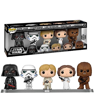 Funko Pop Star Wars - 5 Pack #64122 Vinil 9,5 cm Oficial Funko